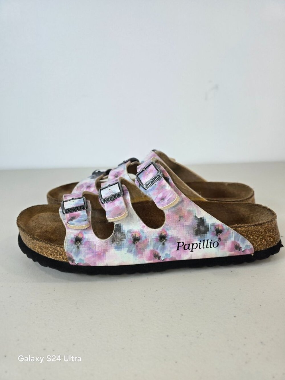 Papillio Florida sandals with rose pattern women's size 10 - Picture 2 of 9